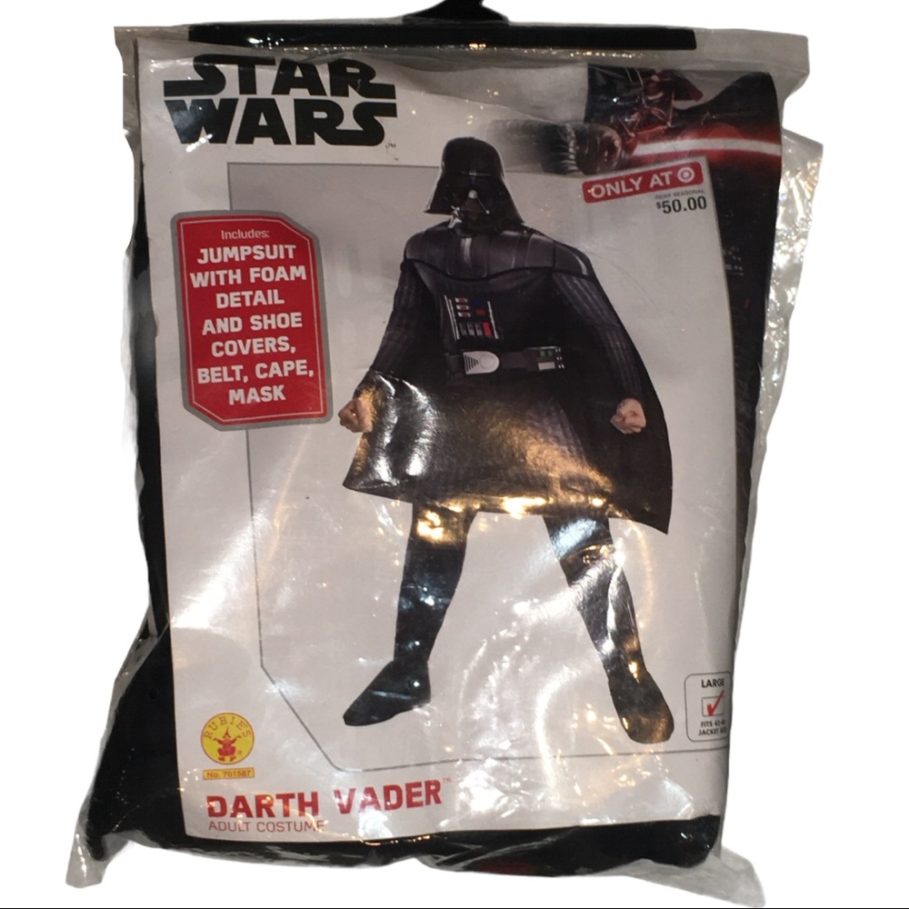 Adult Darth Vader Costume Large Star Wars